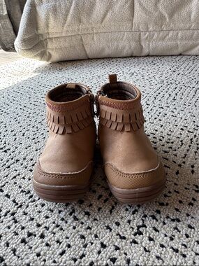 Stride Rite 360 Bianca Fringe Ankle Boots